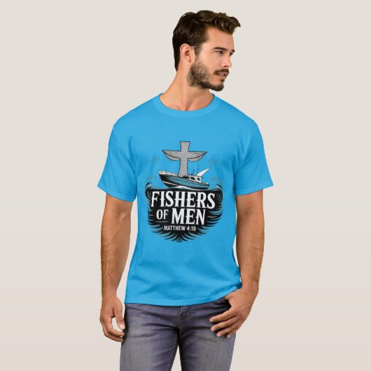Fishers Of Men Christian  Tシャツ (正面フル)
