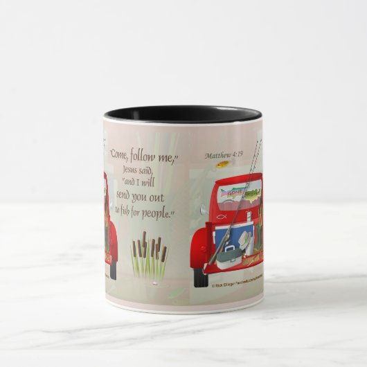 Fishers of men coffee mug マグカップ (中央)