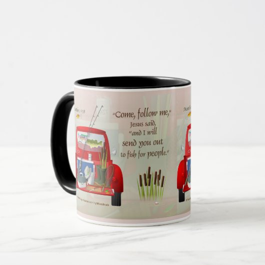 Fishers of men coffee mug マグカップ (正面左)