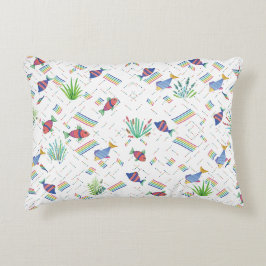 Fishes and Plants in Pond アクセントクッション