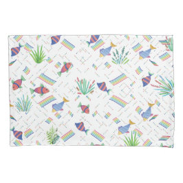 Fishes and Plants in Pond 枕カバー