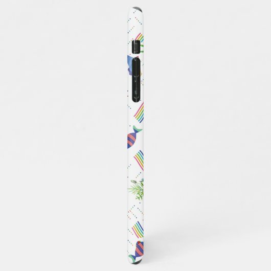 Fishes and Plants in Pond iPhoneケース (左側)