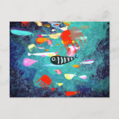 Fishes Surfing Waves ポストカード (正面)