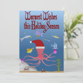 FishFolkArt Christmas 2025 Holiday Card シーズンカード (スタンド正面)