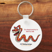 Fishfry Designs Rattlesnake Key Chain キーホルダー (正面)
