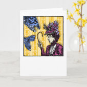 Fishhook - Blank Inside Pop Goth Nightmare  カード (黄色い花)