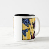 Fishhook - Pop Goth Nightmare Surreal  ツートーンマグカップ (正面右)