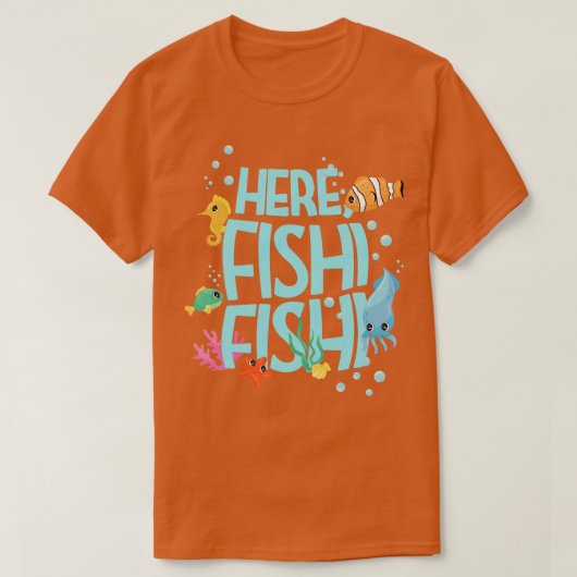 Fishi Fishi Tシャツ (デザイン正面)