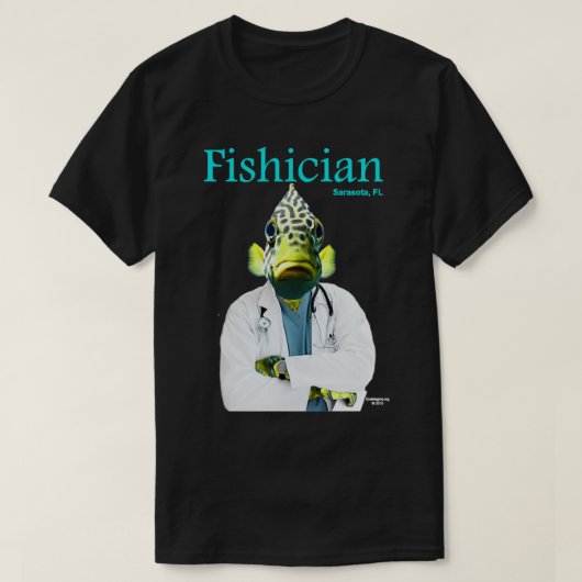Fishician 1 tシャツ (デザイン正面)