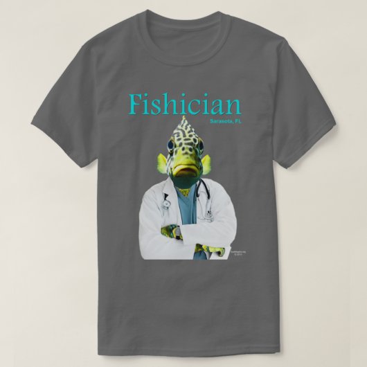 Fishician 3 tシャツ (デザイン正面)