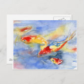 fishiesinwater2.jpg ポストカード (正面/裏面)