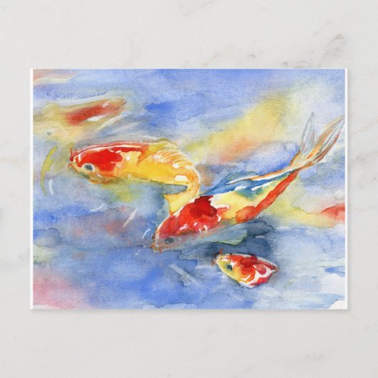 fishiesinwater2.jpg ポストカード (正面)