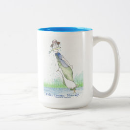 Fishin' Lessons - Naturally! Coffee Mug ツートーンマグカップ