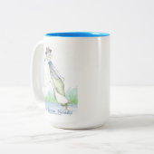 Fishin' Lessons - Naturally! Coffee Mug ツートーンマグカップ (正面左)
