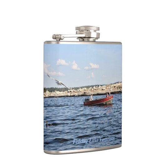 fishing湖の朱色 フラスク (右)