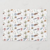 Fishing 1st Birthday Invitation | O-Fish-Ally One  招待状 (裏面)