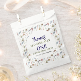 Fishing 1st Birthday | O-Fish-Ally One パーティー フェイバーバッグ