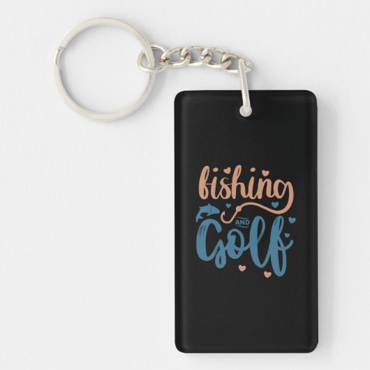 Fishing And Golf キーホルダー (正面)