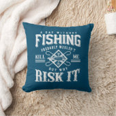 Fishing Art A Day Without Fishing Time クッション (ブランケット)