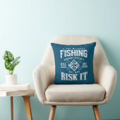 Fishing Art A Day Without Fishing Time クッション (椅子)
