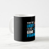 Fishing Art I Could Have Gone Fishing コーヒーマグカップ (正面左)