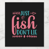 Fishing Art Just Fish ワインラベル (シングルラベル)