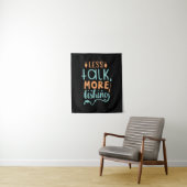 Fishing Art Less Talk More Fishing タペストリー (インサイチュ)