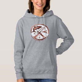 Fishing Badge Design – Women’s Hoodie パーカ