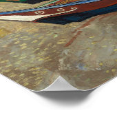 Fishing Boars on the Beach at Saintes Maries 1888  ポスター (角)