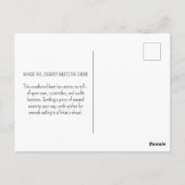 Fishing Boat Beach Ocean Shore Coastal Nautical ポストカード (裏面)