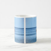 Fishing Boat in Calm Ocean Coffee Mug コーヒーマグカップ (中央)