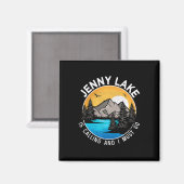 Fishing Boating Camping - Lakeview Jenny Lake  マグネット (正面/裏面)