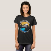 Fishing Boating Camping - Lakeview Jenny Lake  Tシャツ (正面フル)