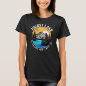 Fishing Boating Camping   Lakeview Priest Lake Tシャツ (正面)