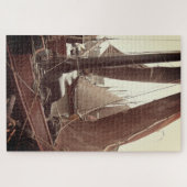 Fishing boats in Harbor  ジグソーパズル (横)