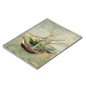 Fishing Boats on the Beach by Vincent van Gogh ノートブック (左側)