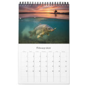 Fishing Calendar 2026 / Fish Photo Calendar カレンダー (2月 2026)