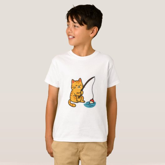 Fishing Cat - T-Shirt Tシャツ (正面フル)