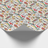 Fishing Christmas ラッピングペーパー (角)