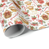 Fishing Christmas Bakery themed  ラッピングペーパー (ロールコーナー)