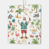 Fishing Christmas Themed  セラミックオーナメント (左)