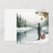 Fishing Christmas with FOX  in the Winter シーズンカード (正面/裏面)
