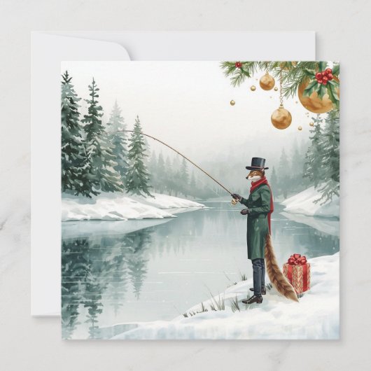 Fishing Christmas with FOX  in the Winter シーズンカード (正面)