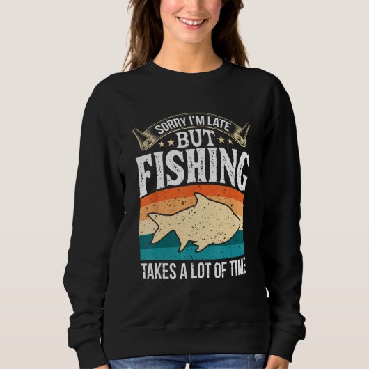 Fishing Dad  Fathers Day for Men スウェットシャツ (正面)