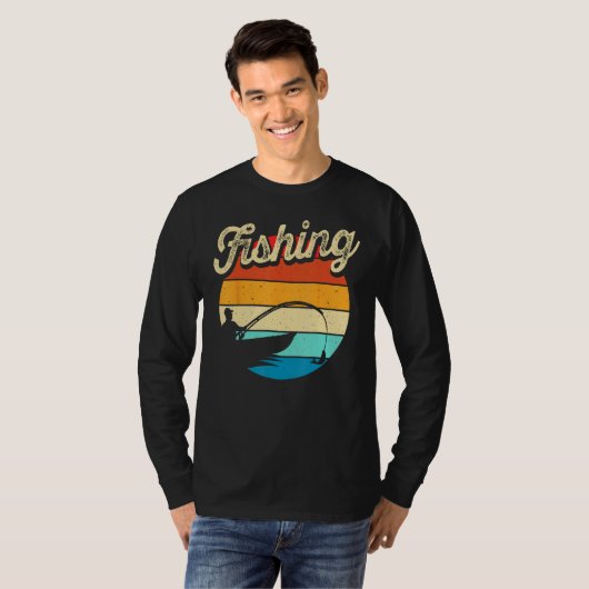 Fishing Dad  Fathers Day for Men 3 Tシャツ (正面フル)