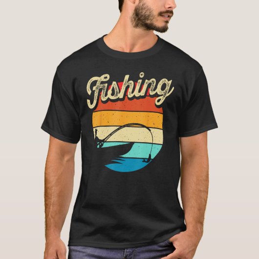 Fishing Dad Fathers Day for Men 3 Tシャツ (正面)