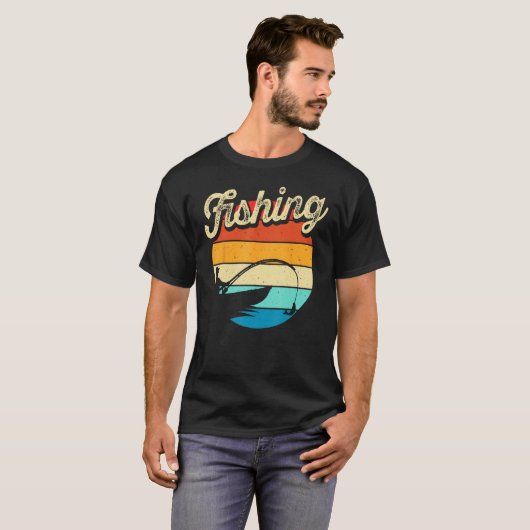 Fishing Dad  Fathers Day for Men 3 Tシャツ (正面フル)