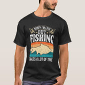 Fishing Dad  Fathers Day for Men Tシャツ (正面)