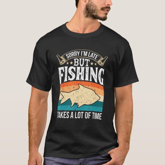 Fishing Dad  Fathers Day for Men Tシャツ (正面)