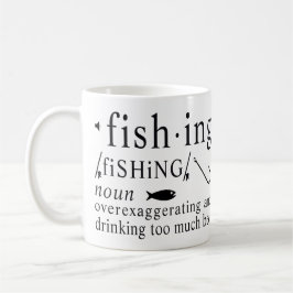 Fishing Definition Beer Exaggeration Hooks Humor コーヒーマグカップ